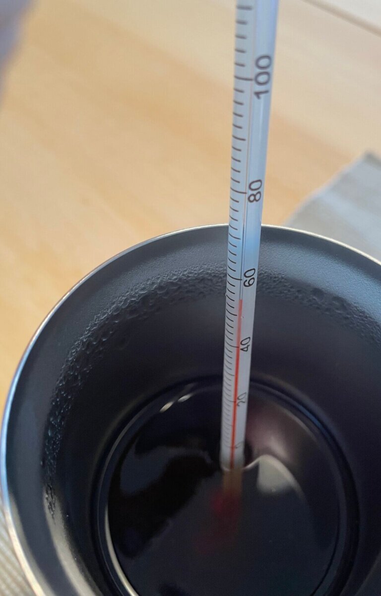 紅茶タンブラー温度②