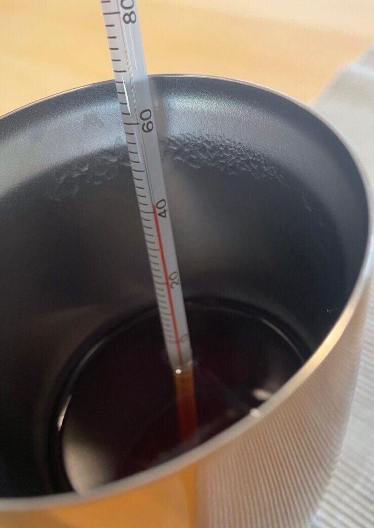 タンブラー紅茶温度③